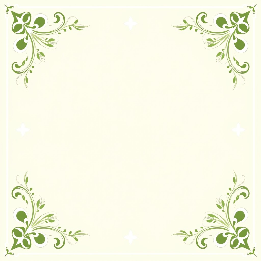 An elegant front page border design for a pharmacy, featuring a sophisticated and clean aesthetic