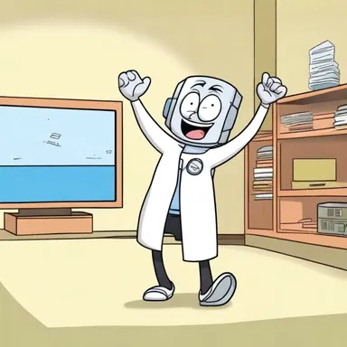 In the cartoon series, the character invents a neodymium magnet that can attract any metal object from a distance.