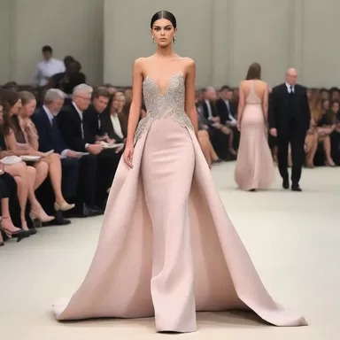 The undertone of elegance in her dress made her stand out at the fashion show.