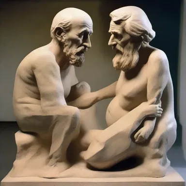 The artist and sculptor both had a shared passion for creating unique masterpieces.