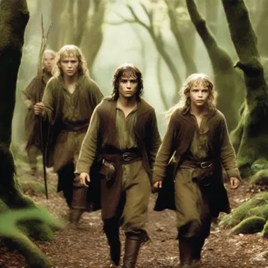 The novel 'Lord of the Rings' features a race of hunter-gatherers known as the Elves, who rely on their hunting skills to survive in their forested realm.