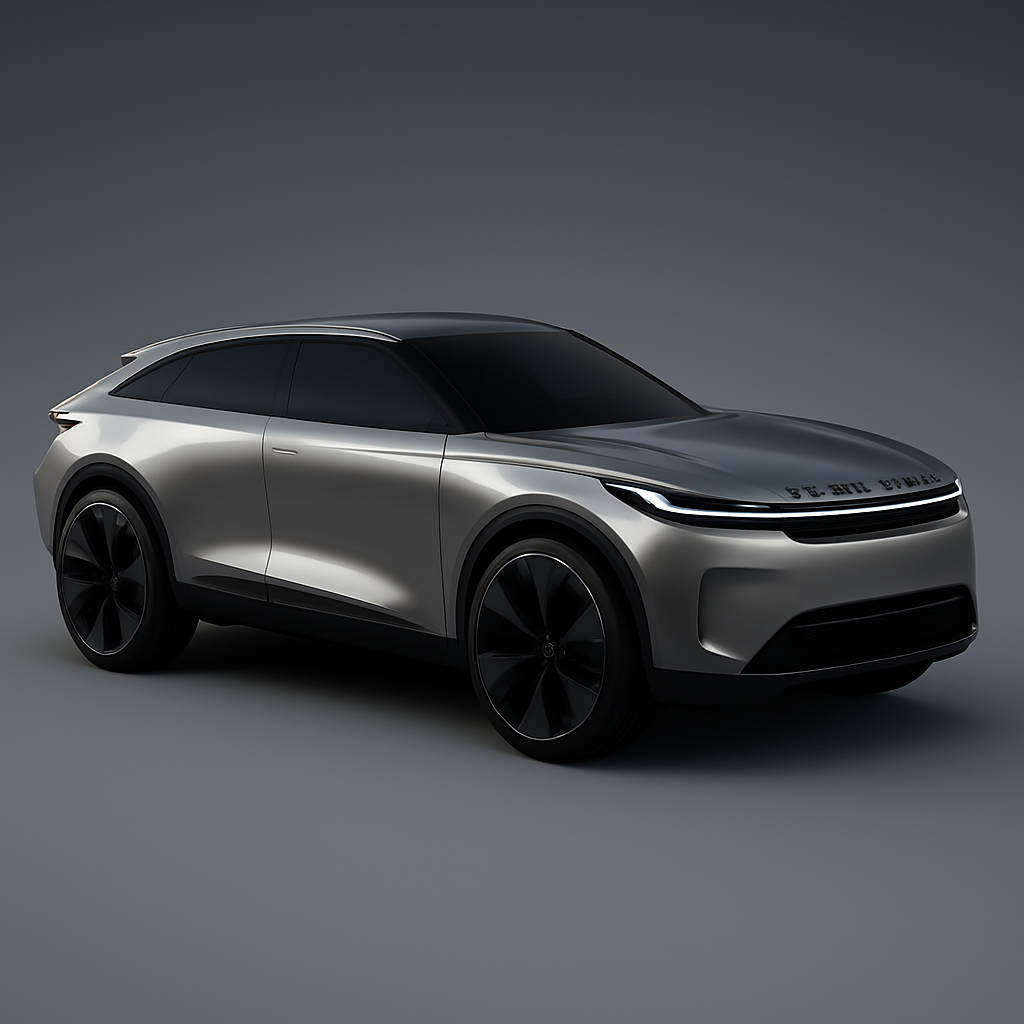 Make a  range rover  conceptcar from my design,keep the same design lines