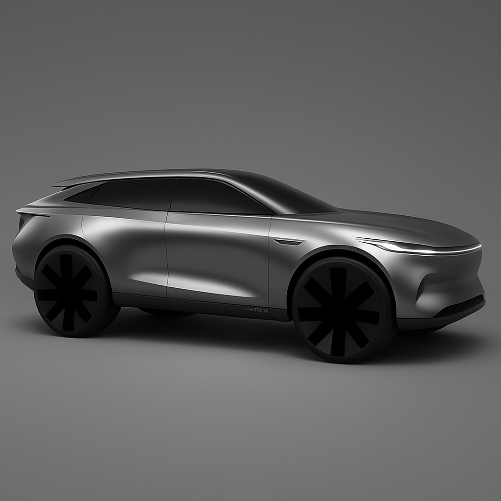 Make a  range rover  conceptcar from my design,keep the same design lines