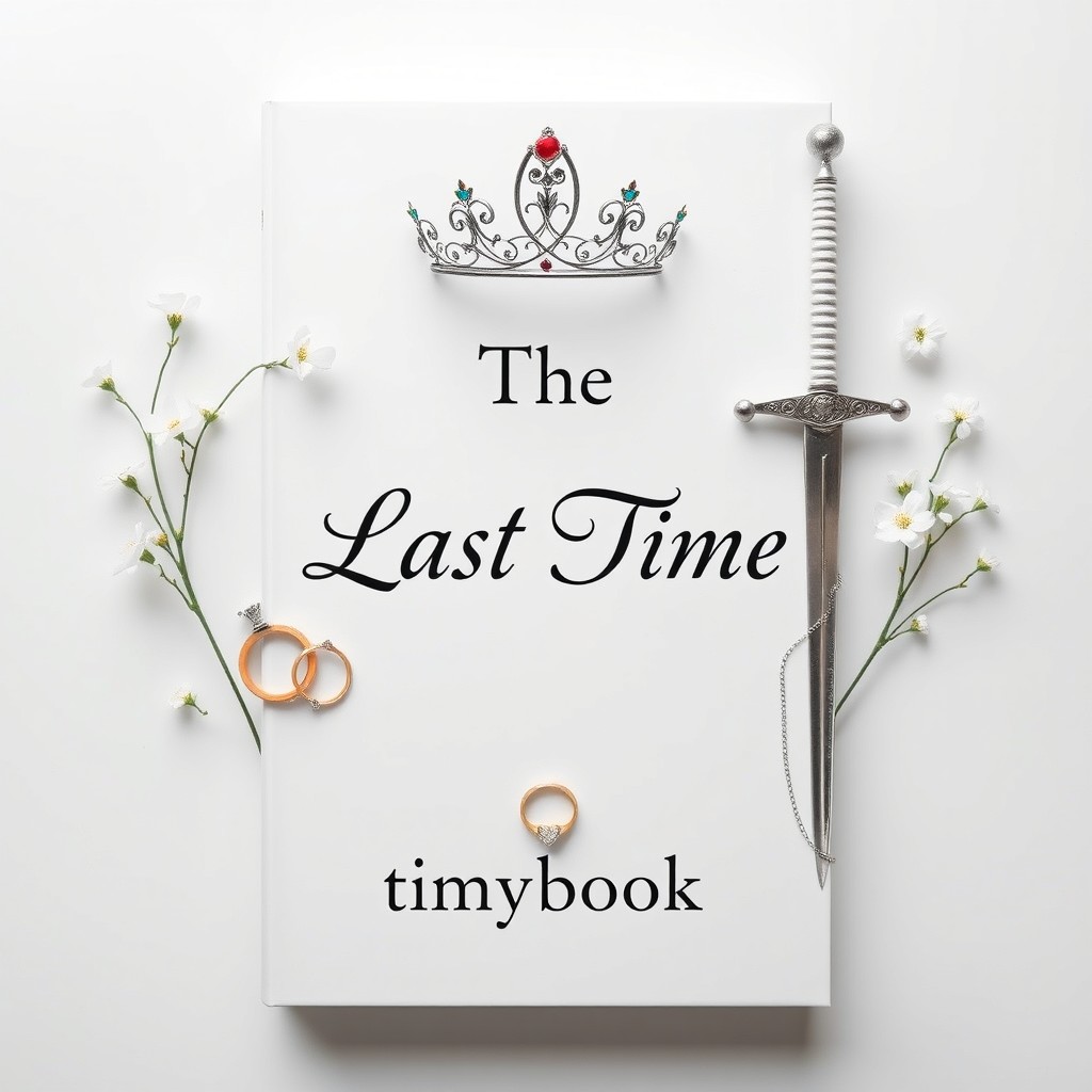 A book cover design featuring a pale light gray background
