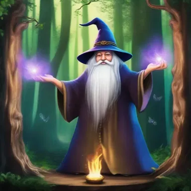 The wizard used powerful magic to create a blocking spell that prevented anyone from entering the enchanted forest.