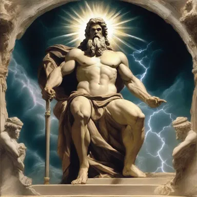 The power of Zeus was immensurable, as he was the ruler of all gods and mortals.
