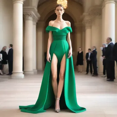 The fashion designer created a stunning two-handed dress that showcased the wearer's ambidextrous elegance.