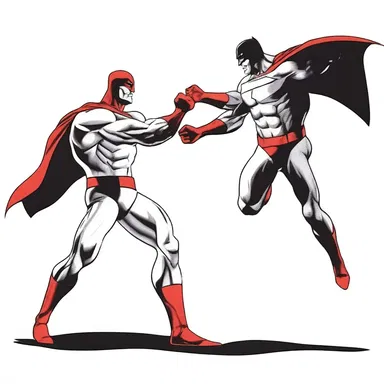 The superhero's secret power was being two-handed, allowing them to fight off villains with equal might using both hands.