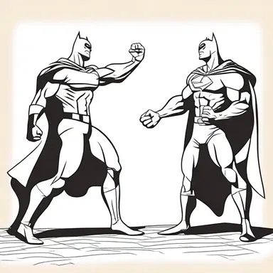 The superhero's secret power was being two-handed, allowing them to fight off villains with equal might using both hands.