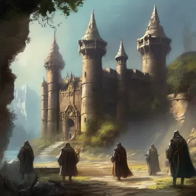 The kingdom in the fantasy novel had a secret cataleptic society that used their abilities to guard hidden treasure.
