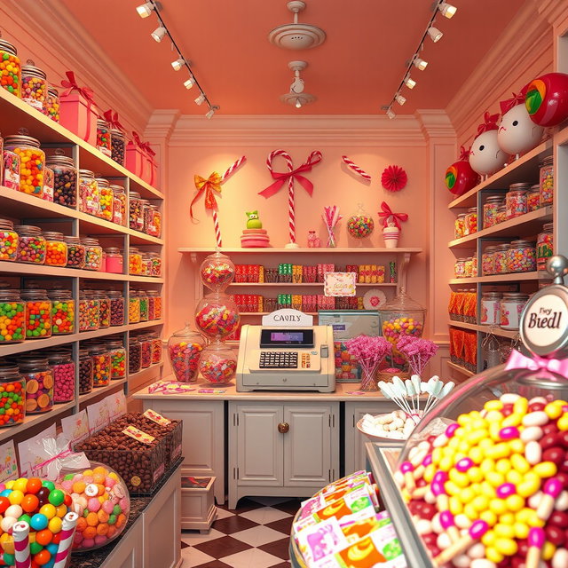 Explore a Sweet Paradise: Candy Shop Interior