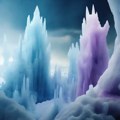 The film showcased stunning visual effects with crystallized formations in a magical kingdom.