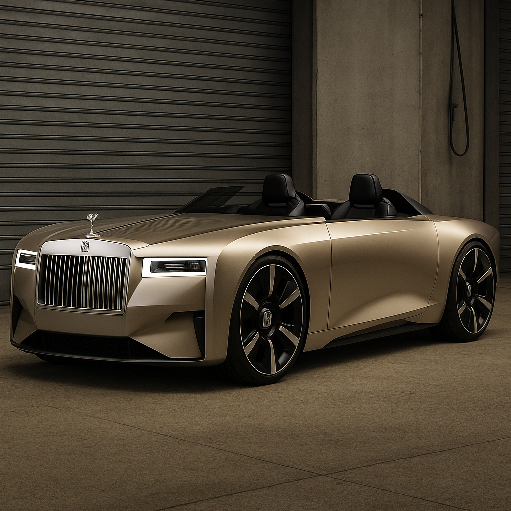 Make a rolls royce conceptcar design from my picture