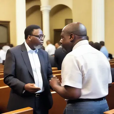 The pastor tried to engage in a thoughtful discussion with the nonbeliever to understand their perspective.