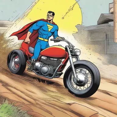 In the comic book series, the superhero has the ability to control the furrows on any surface and use them to his advantage.