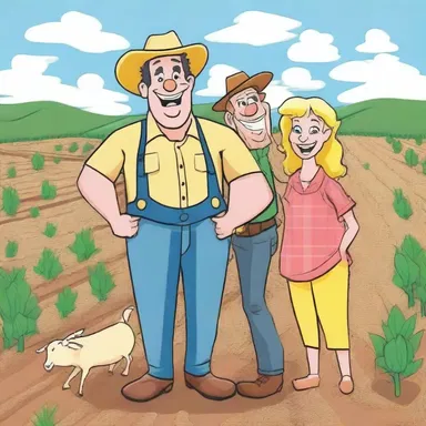 Why did the farmer become a stand-up comedian? Because he could really furrow some laughs!