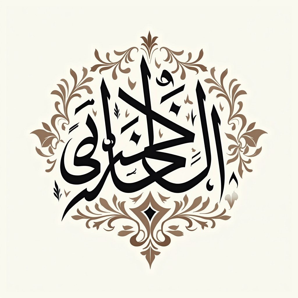 Arabic calligraphy of the phrase "stop hosam, succeed or die trying" in an elegant and artistic style