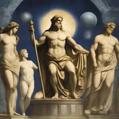 According to Greek mythology, the gods resided in the realm beyond intergalactic space.