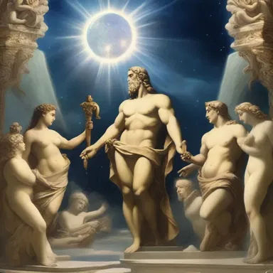 According to Greek mythology, the gods resided in the realm beyond intergalactic space.
