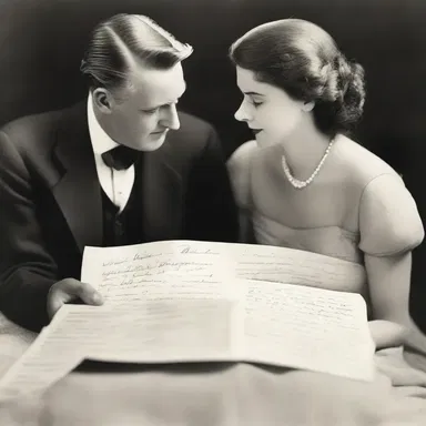 In their love letters, the couple often hark back to the enchanting days of their courtship.