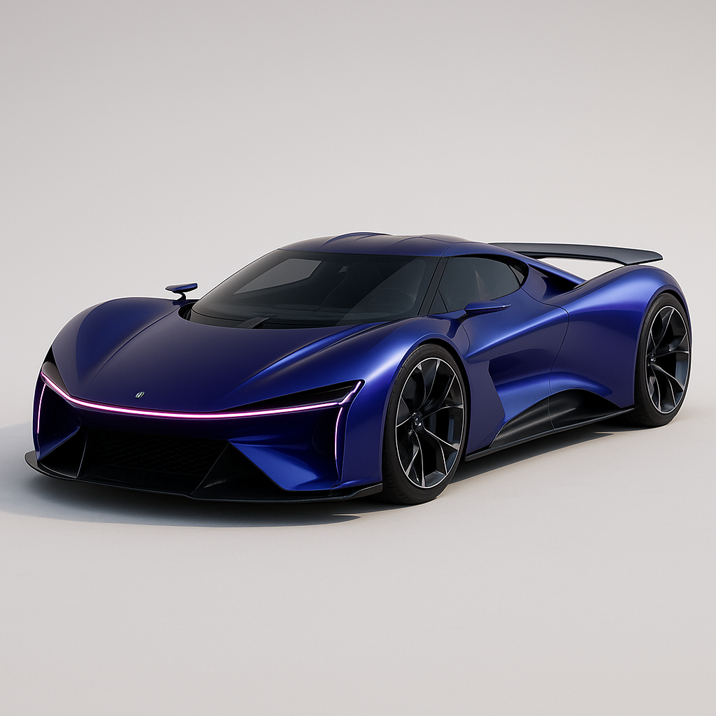 Maak een supercar conceptcar design