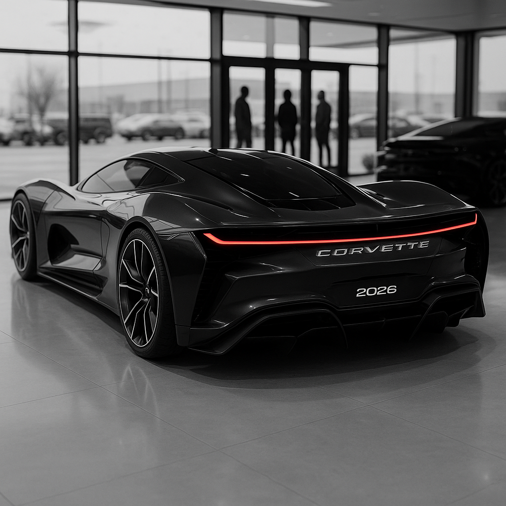 Maak een amerikaanse supercar een 2026 model , laat zien dat jij een top designer zijt. Overtuig mij !