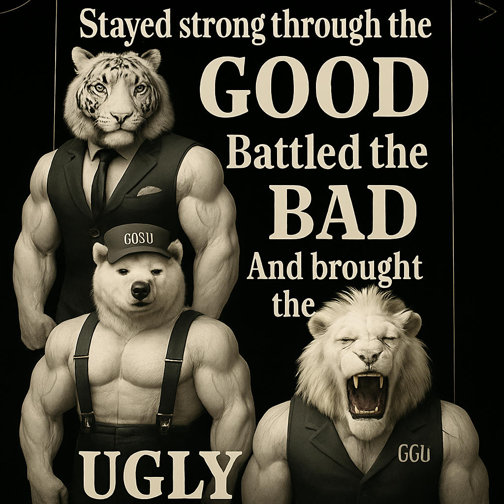 Make the lion white with a scar over his eye