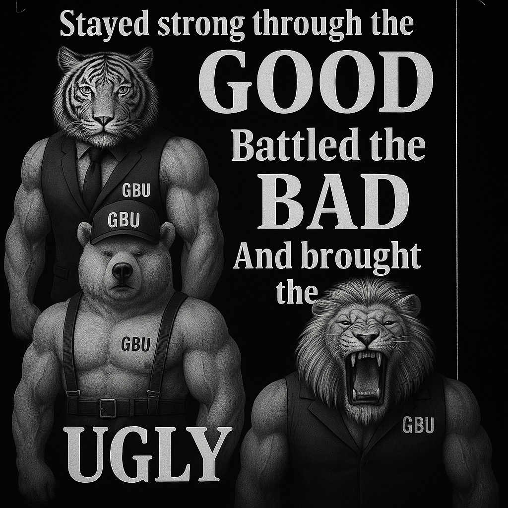 Put GBU on the bears hat and put GBU on the Tigers right pec