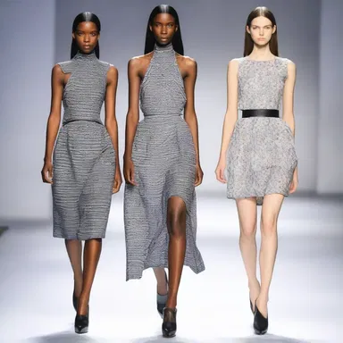 The fashion designer incorporated a dossel-inspired print into their latest collection, adding a touch of elegance to the garments.