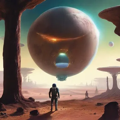 The science fiction novel explores a distant planet inhabited by a primitive species, untouched by technology or civilization.