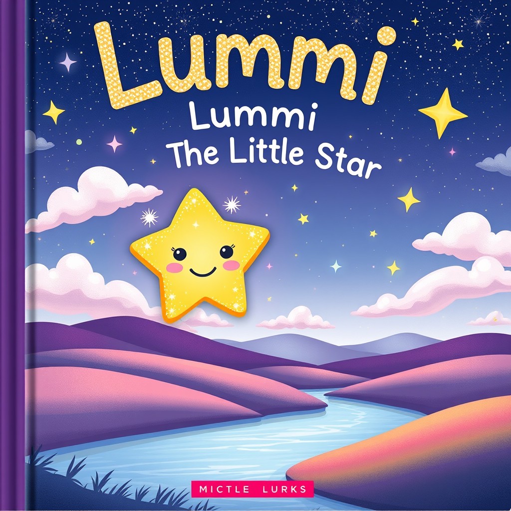 A charming and whimsical book cover featuring a cute little star named Lummi
