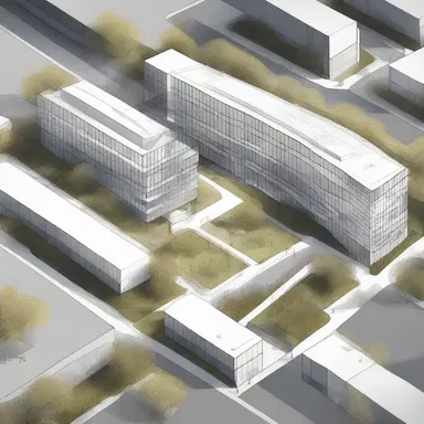 The architectural firm used detailed illustrations to present their vision for the new building design.