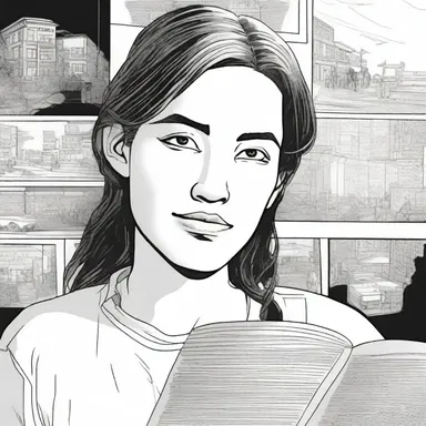The graphic novel uses illustration to bring the story to life.
