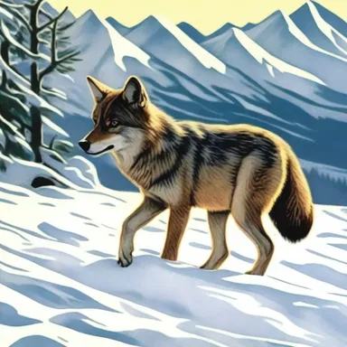 In Jack London's novel 'The Call of the Wild,' the protagonist encounters a pack of coyotes while venturing through the Alaskan wilderness.