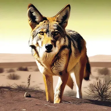 In the futuristic novel 'The Coyote Chronicles,' the author envisions genetically enhanced coyotes ruling over a post-apocalyptic world.