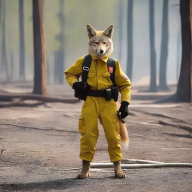 Why did the coyote join the forest fire crew? Because it wanted to be a hotshot!