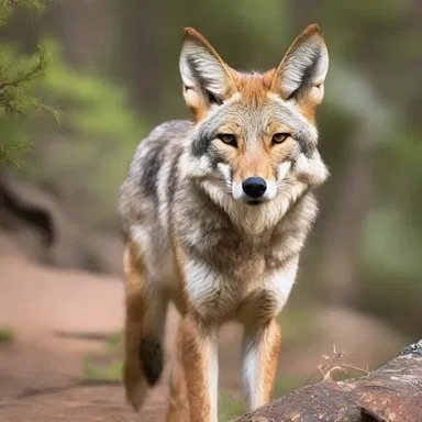 According to Native American mythology, the coyote is often depicted as a trickster and shape-shifter.