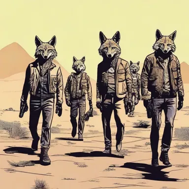 In a dystopian future, a group of rebels battles against a powerful coyote who controls the illegal immigration market.