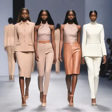 The fashion designer's collection embodied respectability, featuring sophisticated and stylish garments that exuded professionalism.