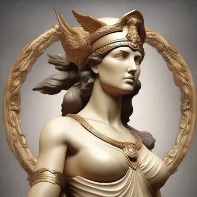 According to Greek mythology, the goddess Athena was regarded with respectability due to her wisdom, courage, and fair judgment.
