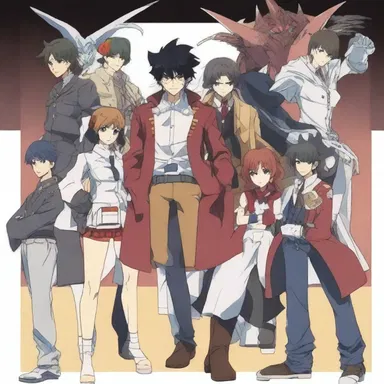 The mounter implemented their artistic skills to frame the characters in the anime series with precision.