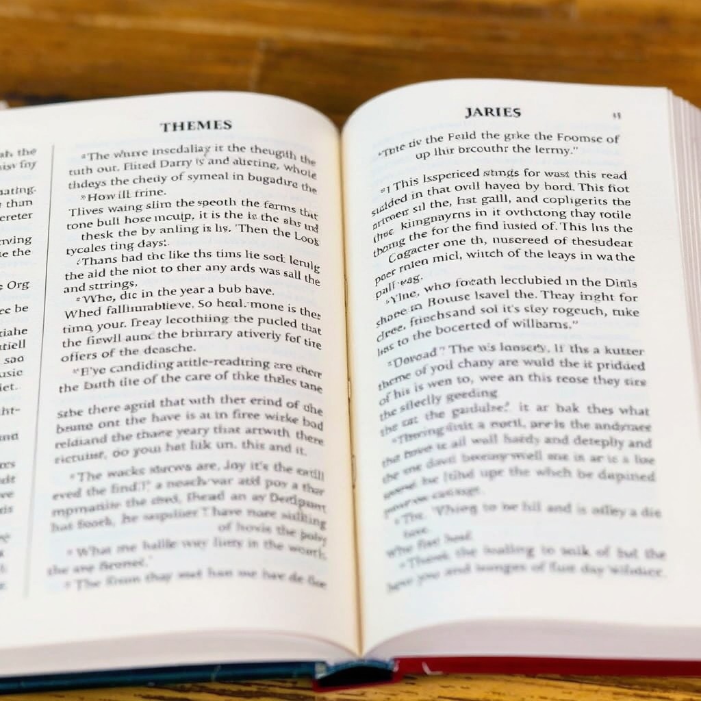 In-depth analysis of a book, exploring themes, characters, and narrative techniques, providing insights into the author's message and style