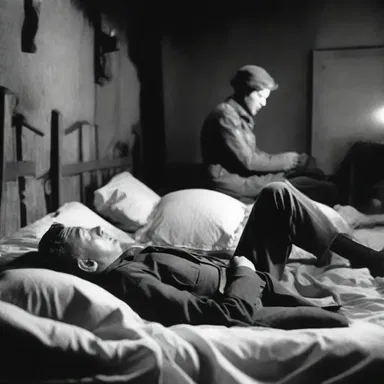 During World War II, many soldiers would lie awake at night, unable to sleep due to the constant sounds of bombings.
