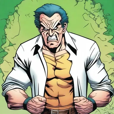 The atrabilious character in the comics always seemed to be in a foul mood, causing trouble for the others.