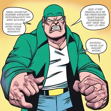 The atrabilious character in the comics always seemed to be in a foul mood, causing trouble for the others.