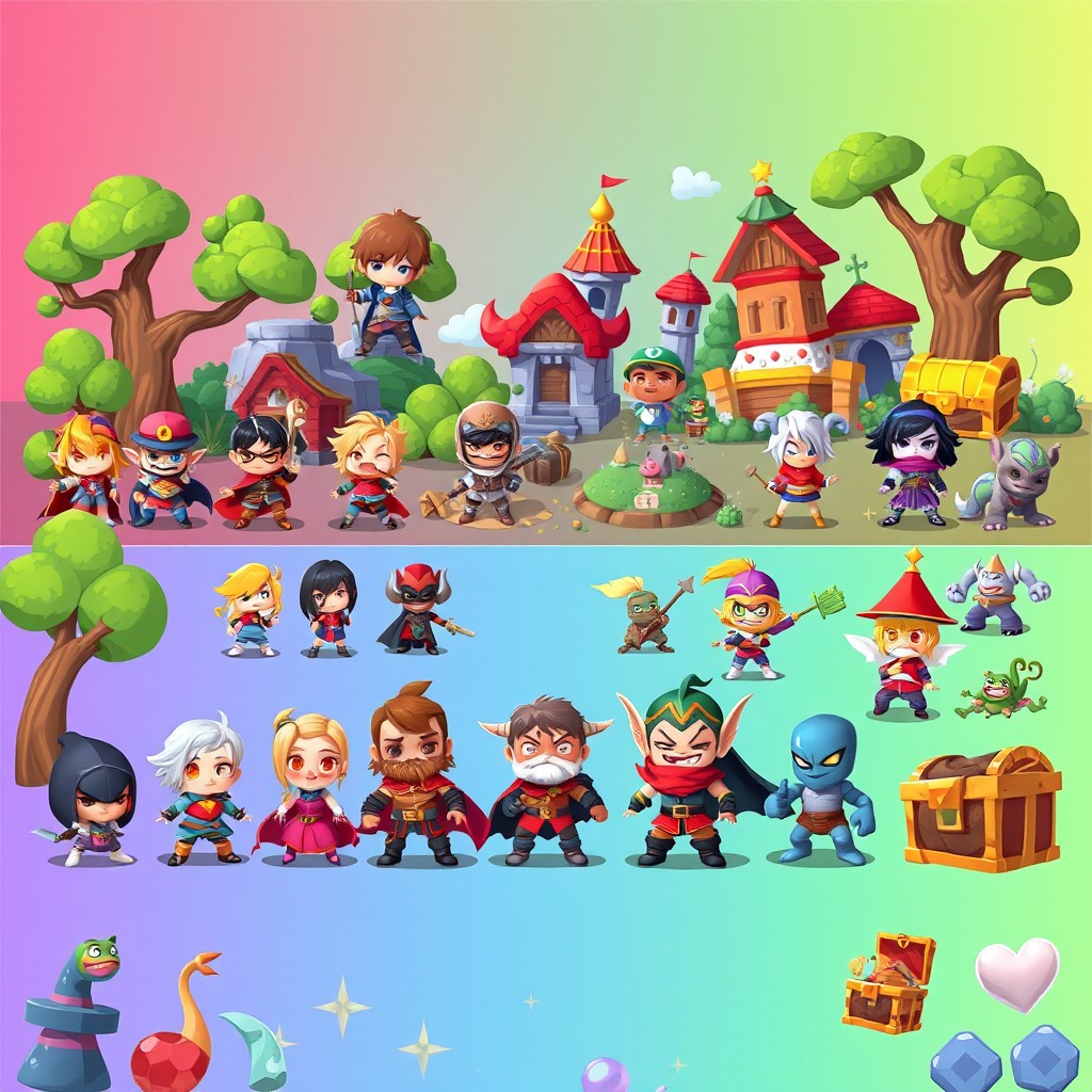 Unleash Your Game with Vibrant 2D Sprites