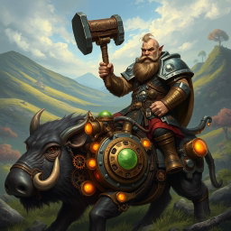 Forge Your Adventure: Dwarven Inventor in Action