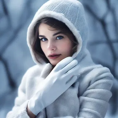 She shivered as she put on the glove, feeling an icy touch on her thumb.