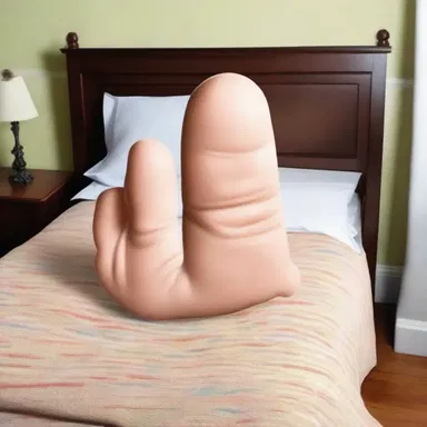Why did the thumb bring a bed to the party? Because it wanted to help 'thumbs up'!