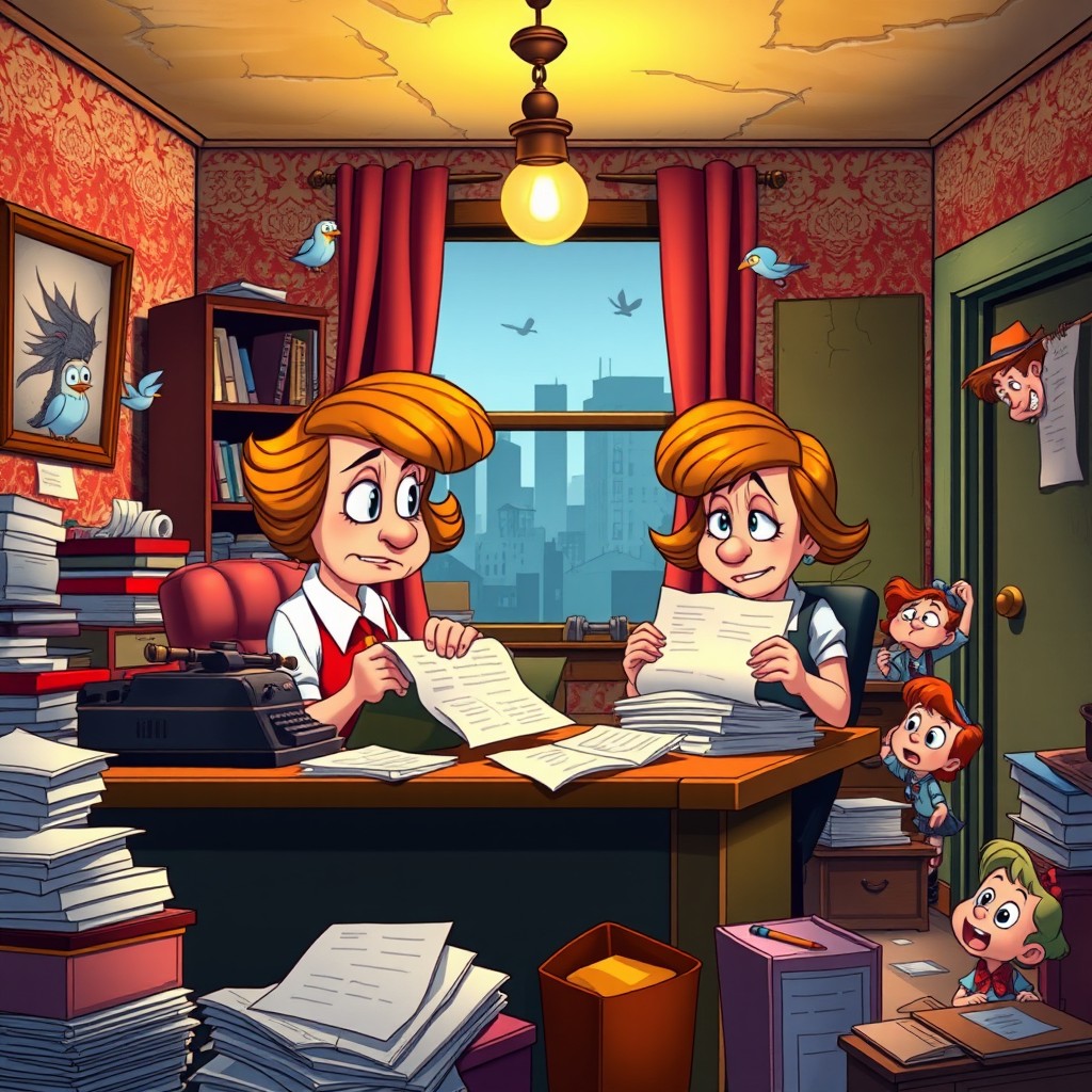 A vibrant animated scene set in Ms